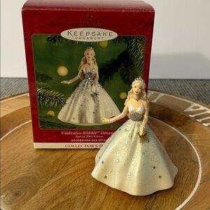 Hallmark Keepsake celebrate Barbie special 2001 edition Christmas tree Ornament